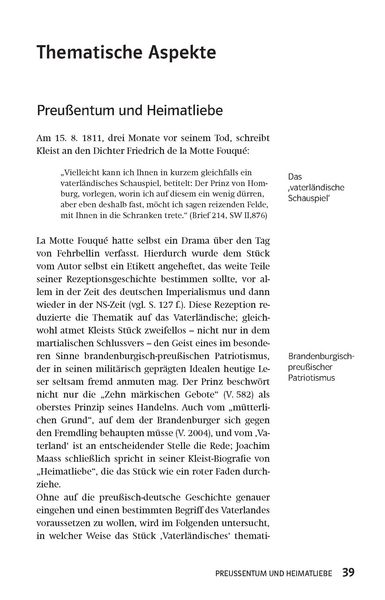 Produktbild: Kleist, H: Lekt&uuml;rehilfen Prinz Friedrich von Homburg