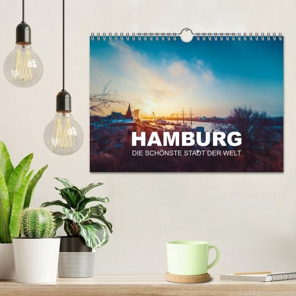 Produktbild: Hamburg - die sch&ouml;nste Stadt der Welt (Wandkalender 2026 DIN A4 quer), CALVENDO Monatskalender