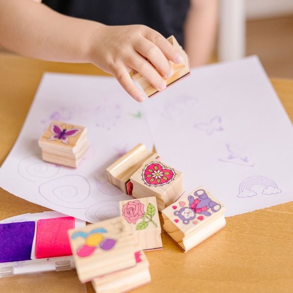 Produktbild: Freundschafts Holzstempelset