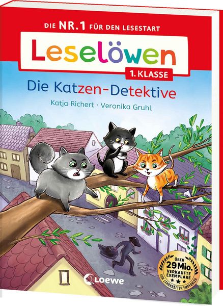 Produktbild: Lesel&ouml;wen 1. Klasse - Die Katzen-Detektive