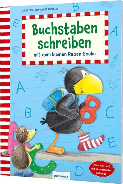 Produktbild: Der kleine Rabe Socke: Buchstaben schreiben mit dem kleinen Raben Socke