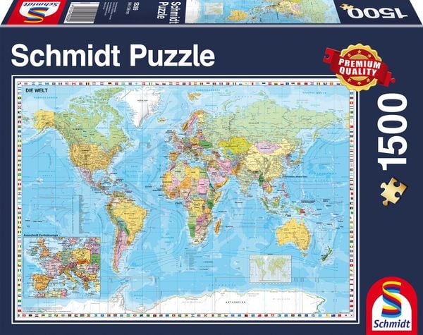 Schmidt Spiele - Die Welt, 1500 Teile