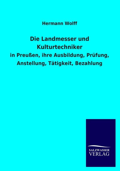 Produktbild: Die Landmesser und Kulturtechniker