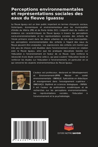 Produktbild: Perceptions environnementales et repr&eacute;sentations sociales des eaux du fleuve Iguassu