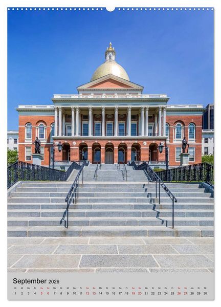 Produktbild: BOSTON Historie und urbane Idylle (Wandkalender 2026 DIN A2 hoch), CALVENDO Monatskalender