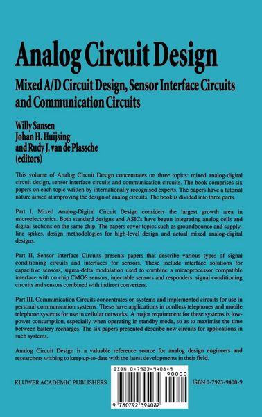 Produktbild: Analog Circuit Design