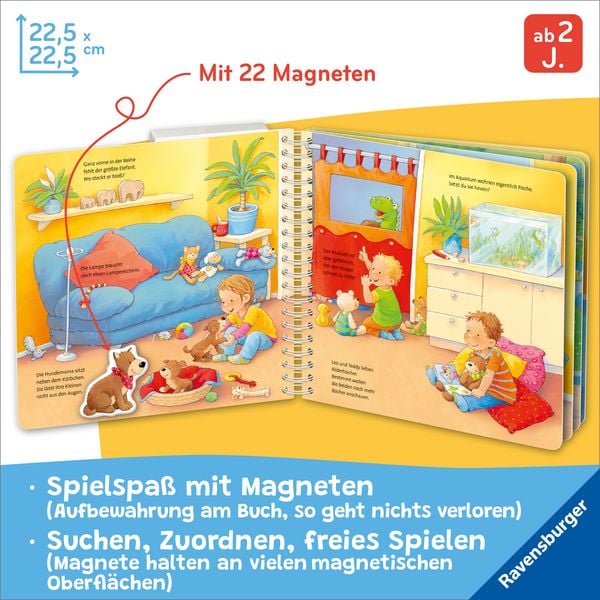 Produktbild: Mein gro&szlig;es Magnetbuch - Was geh&ouml;rt zusammen?