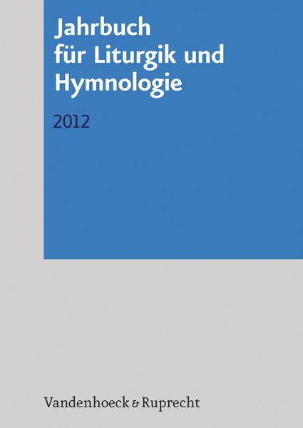 Produktbild: Jahrbuch f&uuml;r Liturgik und Hymnologie