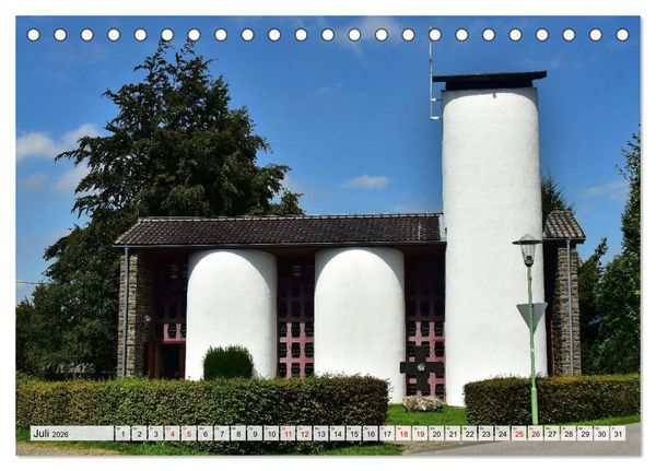 Produktbild: Kirchen und Kapellen rund um Simmerath (Tischkalender 2026 DIN A5 quer), CALVENDO Monatskalender