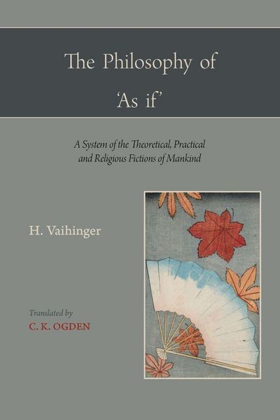 Produktbild: The Philosophy of 'as If '