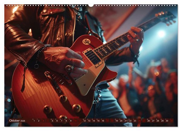 Produktbild: Wegbegleiter Gitarre (hochwertiger Premium Wandkalender 2026 DIN A2 quer), Kunstdruck in Hochglanz