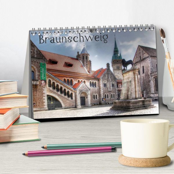 Produktbild: Braunschweig (Tischkalender 2026 DIN A5 quer), CALVENDO Monatskalender