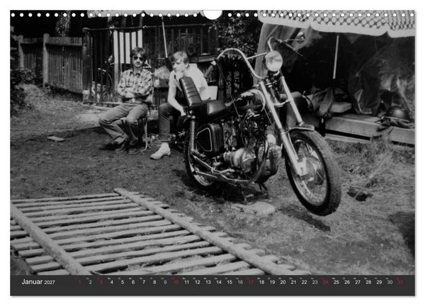 Produktbild: east Rider - Biker und Bikes aus der DDR (Wandkalender 2027 DIN A3 quer), CALVENDO Monatskalender