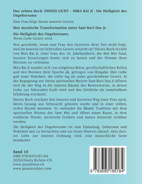 Produktbild: Mira Bai Ji Die Heiligkeit des Ungehorsams