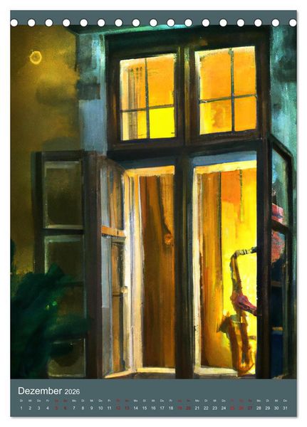 Produktbild: Einblicke - Ausblicke (Tischkalender 2026 DIN A5 hoch), CALVENDO Monatskalender
