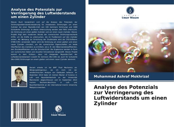 Produktbild: Analyse des Potenzials zur Verringerung des Luftwiderstands um einen Zylinder
