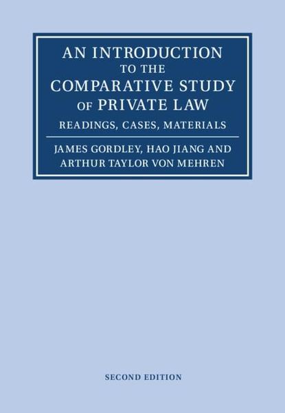 Produktbild: Introduction to the Comparative Study of Private Law