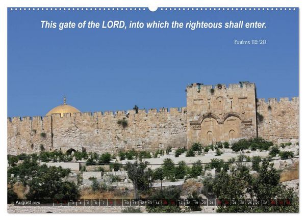 Produktbild: ISRAEL (High Quality Premium Wall Calendar 2026 DIN A2 landscape),CALVENDO 12 Month Wall Calendar