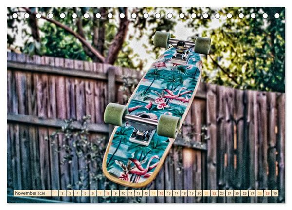 Produktbild: Skateboarding, so cool (Tischkalender 2026 DIN A5 quer), CALVENDO Monatskalender