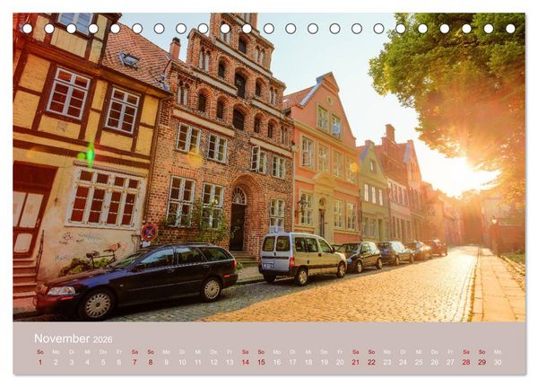 Produktbild: Fantastisches L&uuml;neburg (Tischkalender 2026 DIN A5 quer), CALVENDO Monatskalender