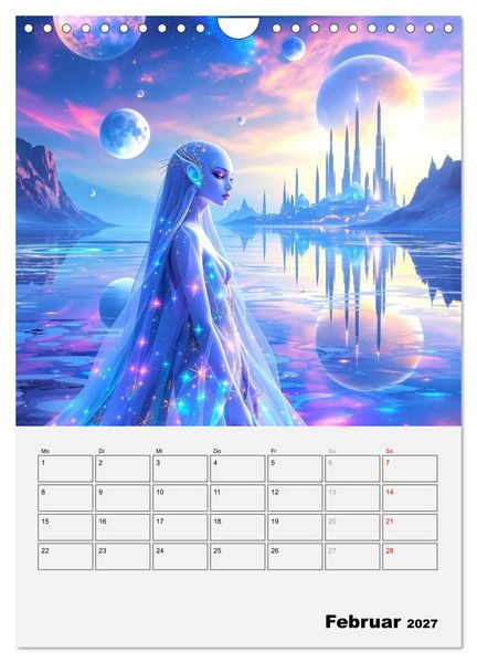 Produktbild: Herrscherinnen der Galaxien (Wandkalender 2027 DIN A4 hoch), CALVENDO Monatskalender