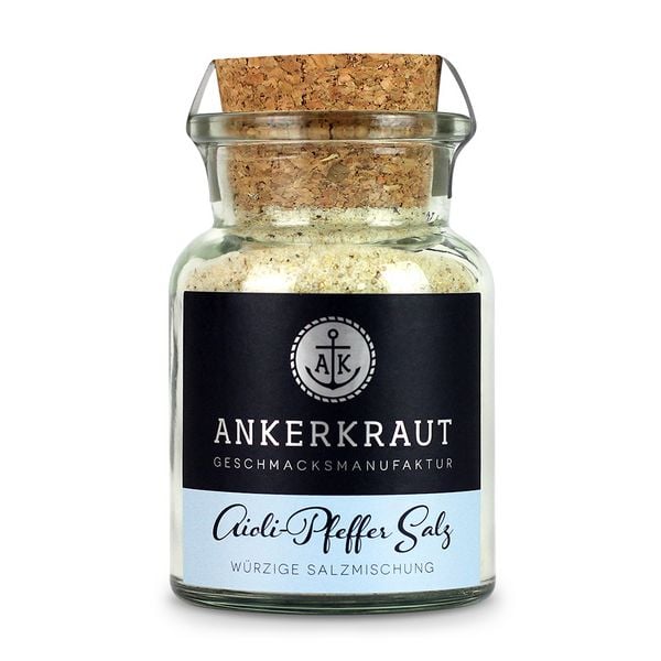Produktbild: Ankerkraut Aioli-Pfeffer Salz, Korkenglas