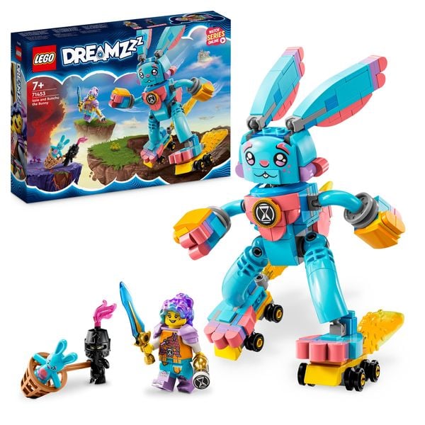LEGO DREAMZzz 71453 Izzie und ihr Hase Bunchu Set, Tier-Spielzeug
