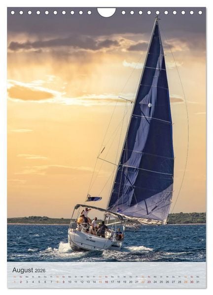 Produktbild: Segeln - meine Leidenschaft (Wandkalender 2026 DIN A4 hoch), CALVENDO Monatskalender