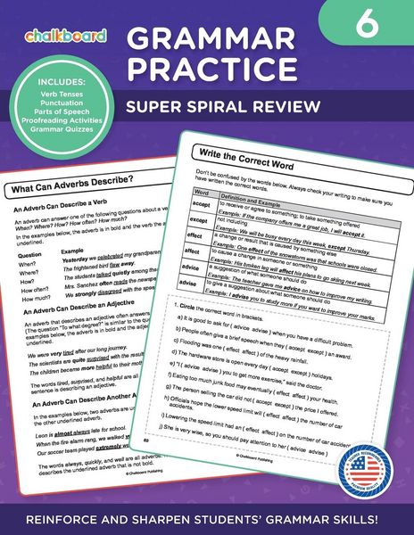 Produktbild: Grammar Practice Grade 6