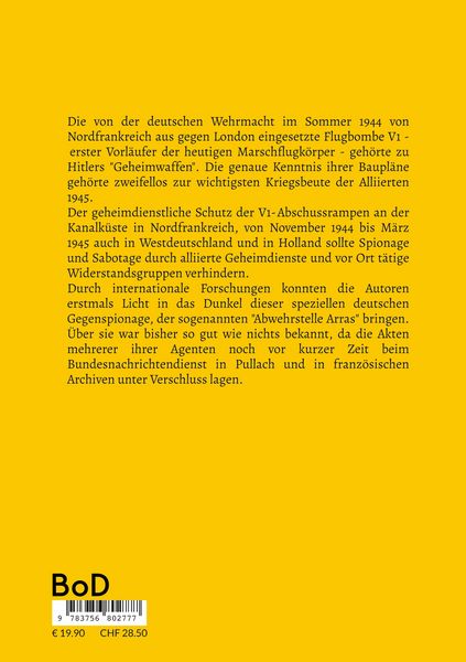Produktbild: Geheimdienst der V1
