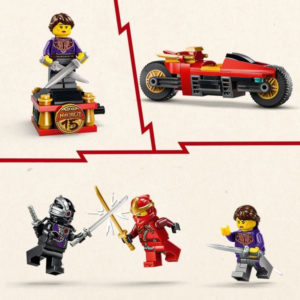 Produktbild: LEGO NINJAGO 71867 15-j&auml;hriges Jubil&auml;um: X-1 Ninja Supercar, DIY Set