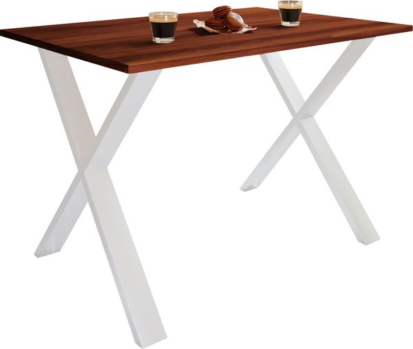 Produktbild: Premium Holz Esstisch Tisch Xona X Wei&szlig;