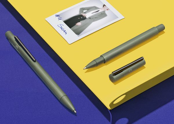 Produktbild: Faber-Castell F&uuml;ller Neo Slim Aluminium, olivgr&uuml;n, B