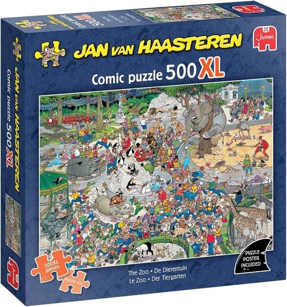 Produktbild: Jan van Haasteren - 500XL - Der Tiergarten - Puzzle