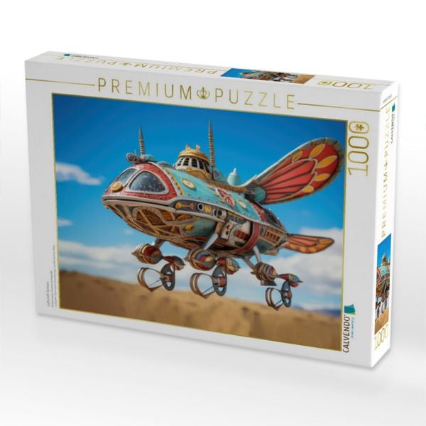 Produktbild: CALVENDO Puzzle Luftschiff-Fantasie | 1000 Teile Lege-Gr&ouml;&szlig;e 64x48cm Foto-Puzzle f&uuml;r gl&uuml;ckliche Stunden