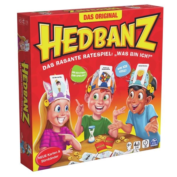 Produktbild: Spin Master Games Hedbanz - das rasante Ratespiel f&uuml;r die ganze Familie