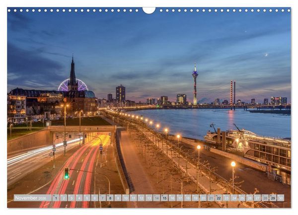 Produktbild: Wundersch&ouml;nes D&uuml;sseldorf (Wandkalender 2026 DIN A3 quer), CALVENDO Monatskalender