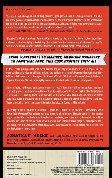 Produktbild: Baseball's Most Notorious Personalities