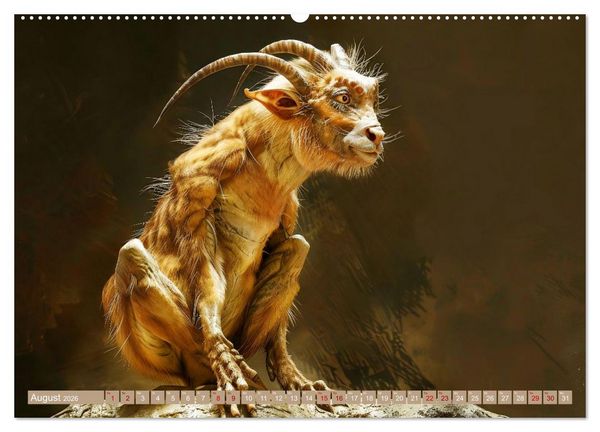 Produktbild: Legend&auml;re Chim&auml;ren - Von unheimlich bis monstr&ouml;s (Wandkalender 2026 DIN A2 quer), CALVENDO Monatskalender