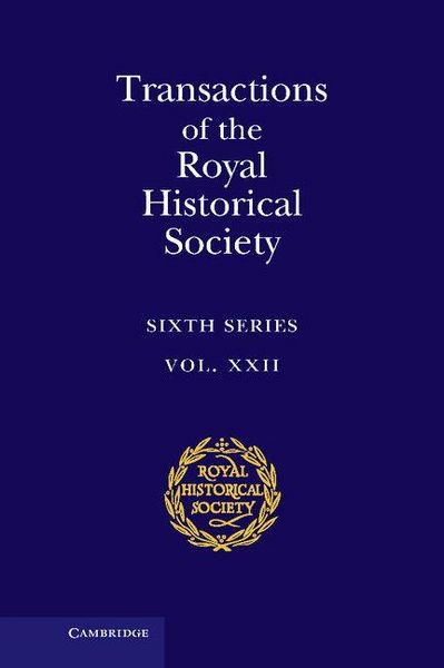 Produktbild: Transactions of the Royal Historical Society