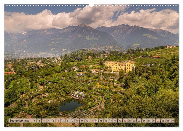 Produktbild: S&uuml;dtirol - Meraner Land (hochwertiger Premium Wandkalender 2026 DIN A2 quer), Kunstdruck in Hochglanz