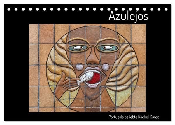 Azulejos - Portugals beliebte Kachel Kunst (Tischkalender 2026 DIN A5 quer), CALVENDO Monatskalender