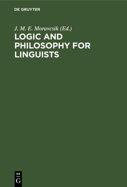 Produktbild: Logic and philosophy for linguists