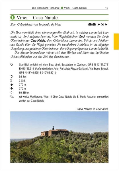 Produktbild: Toskana 30 Touren im H&uuml;gelland, dem Apennin und den Apuanischen Alpen