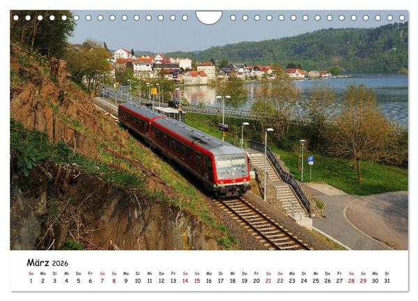 Produktbild: Hessische Nebenbahnen - Unterwegs in Nordhessen (Wandkalender 2026 DIN A4 quer), CALVENDO Monatskalender