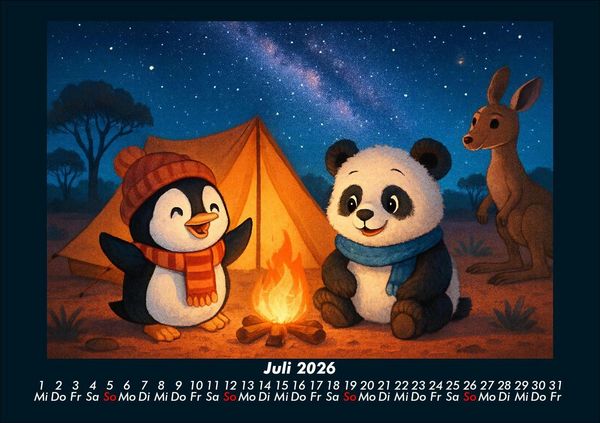 Produktbild: Pico & Pippin in Australien 2026 Fotokalender DIN A5