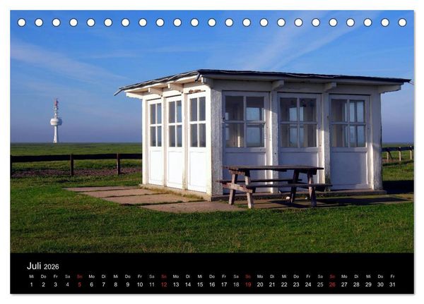 Produktbild: Zeit f&uuml;r... Insel Neuwerk - Kulturlandschaft im Wattenmeer (Tischkalender 2026 DIN A5 quer), CALVENDO Monatskalender