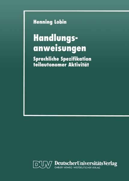 Produktbild: Handlungsanweisungen