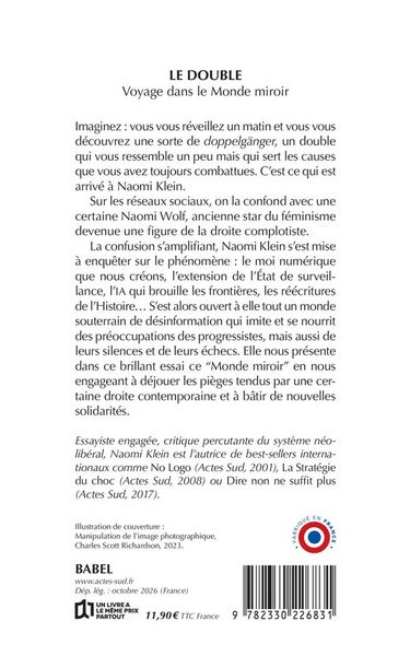Produktbild: Le double : voyage dans le monde miroir