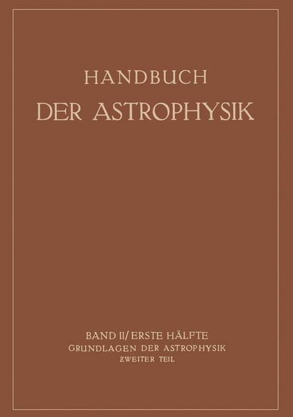 Produktbild: Grundlagen der Astrophysik